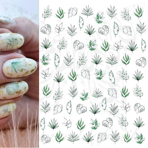 Buy LEMOOC Nail Stickers Nails Blooming Flower Leaf Stickers for Nails Gold  Nail Art Water Transfer Stickers Decals Decoration Online at  desertcartParaguay